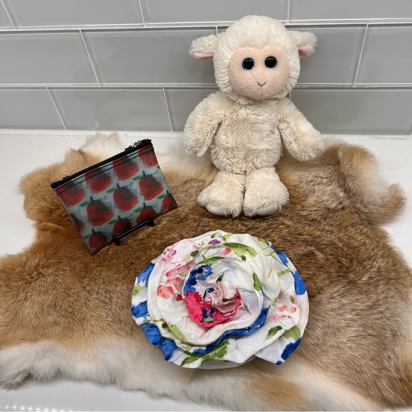 Lot of  TY Beanie Babies Rachel and Floral Coin Purses - Picture 2 of 11